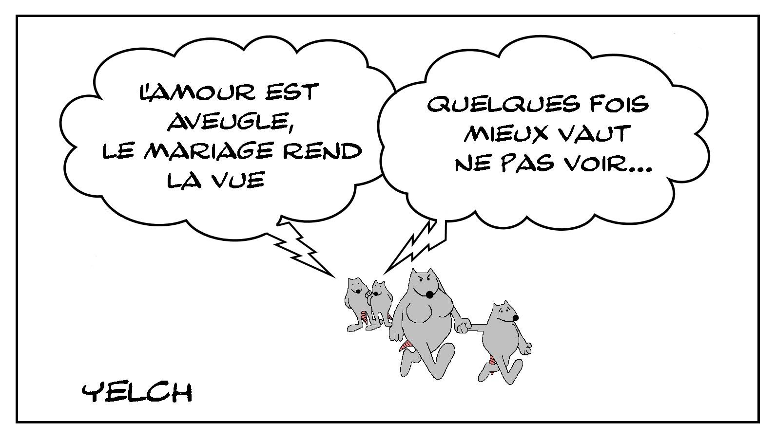 L'amour , le mariage et la vue