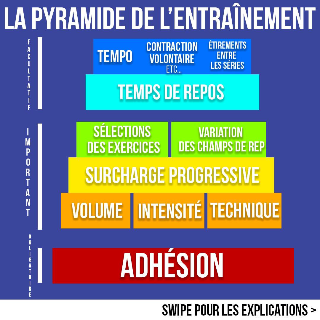 La pyramide de l'entraînement