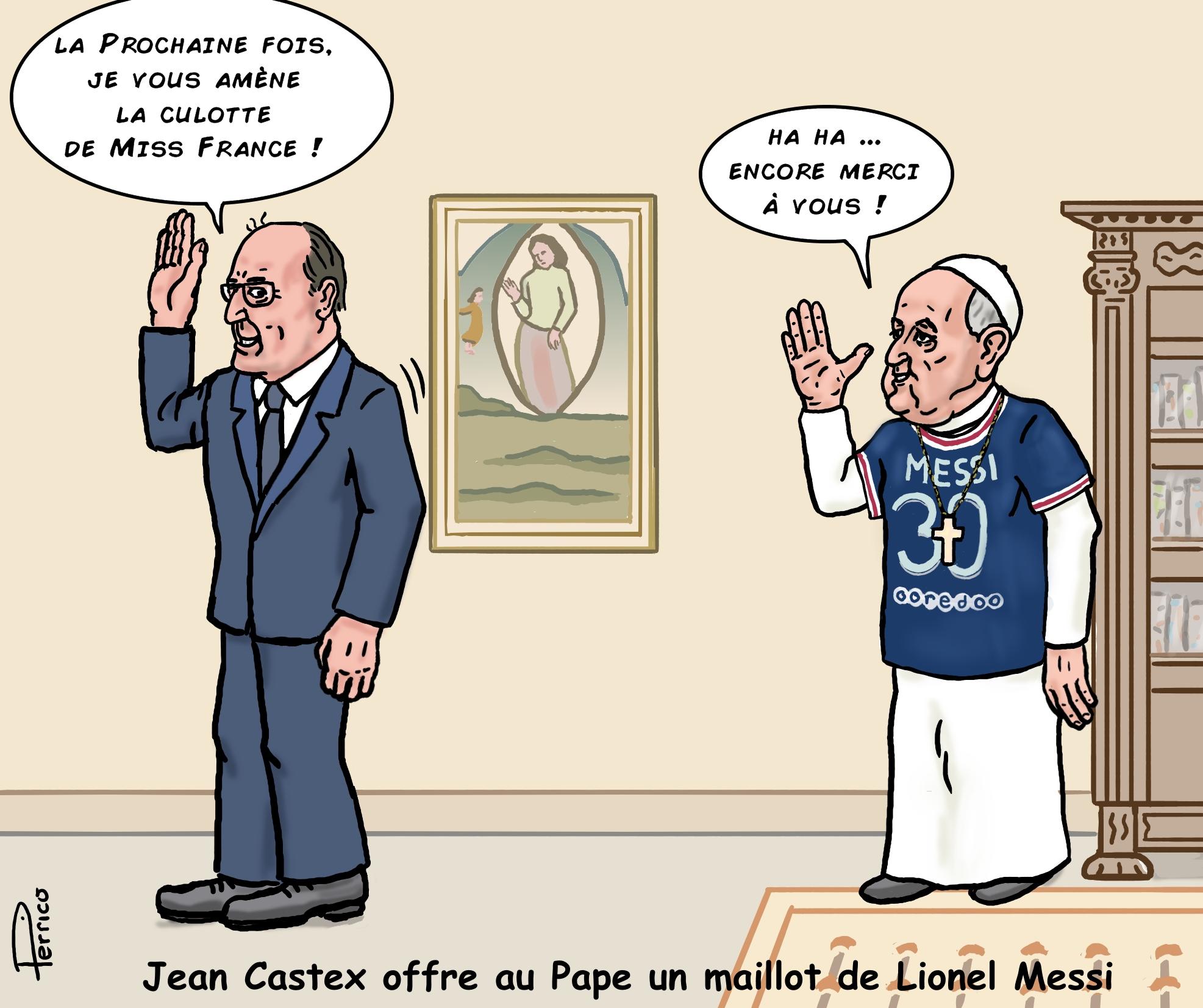 Alerte : Jean Castex Castex rencontre le Pape - rectification !