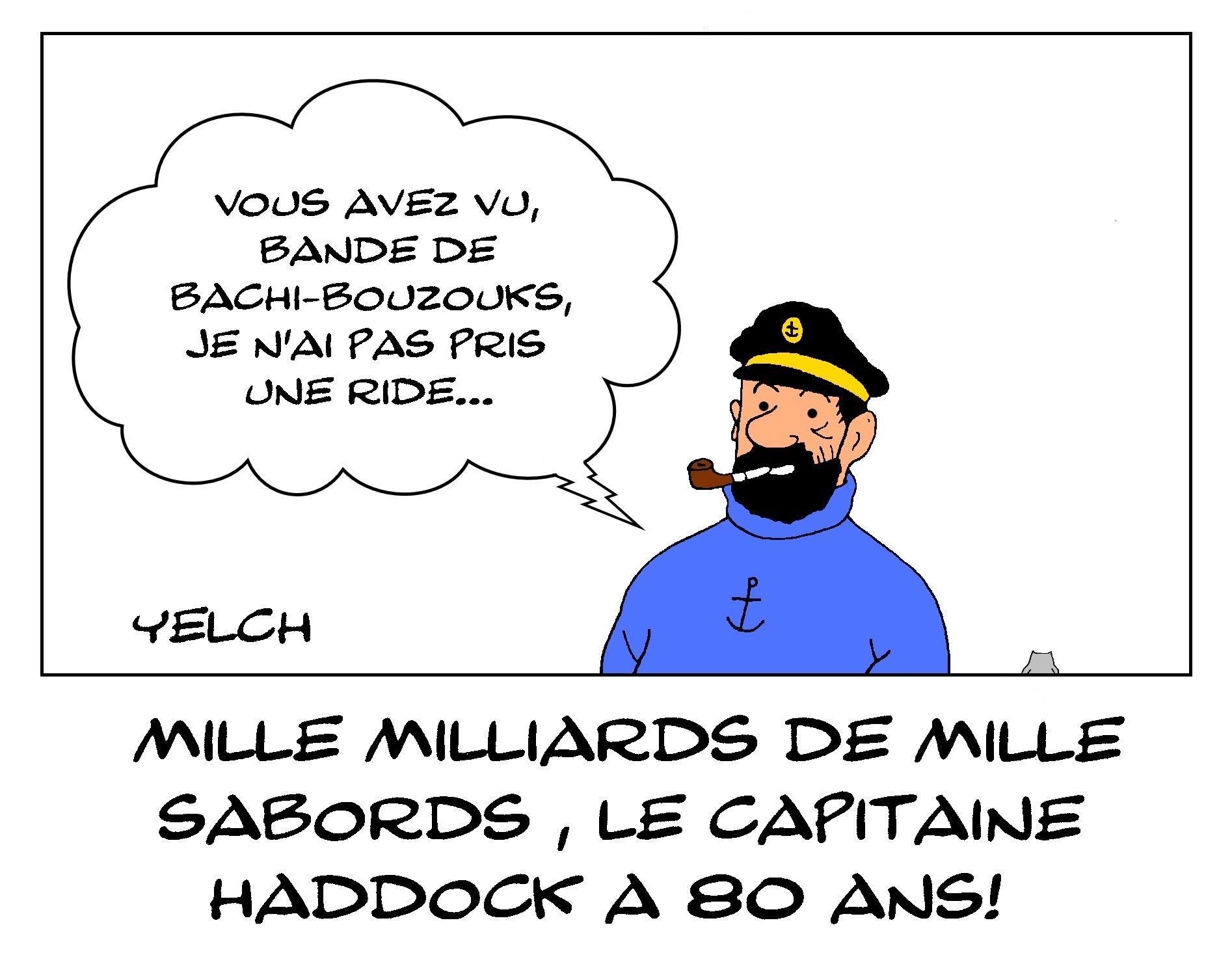 Capitaine Haddock A 80 Ans