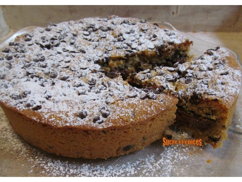 Cookie géant fourré au Nutella
