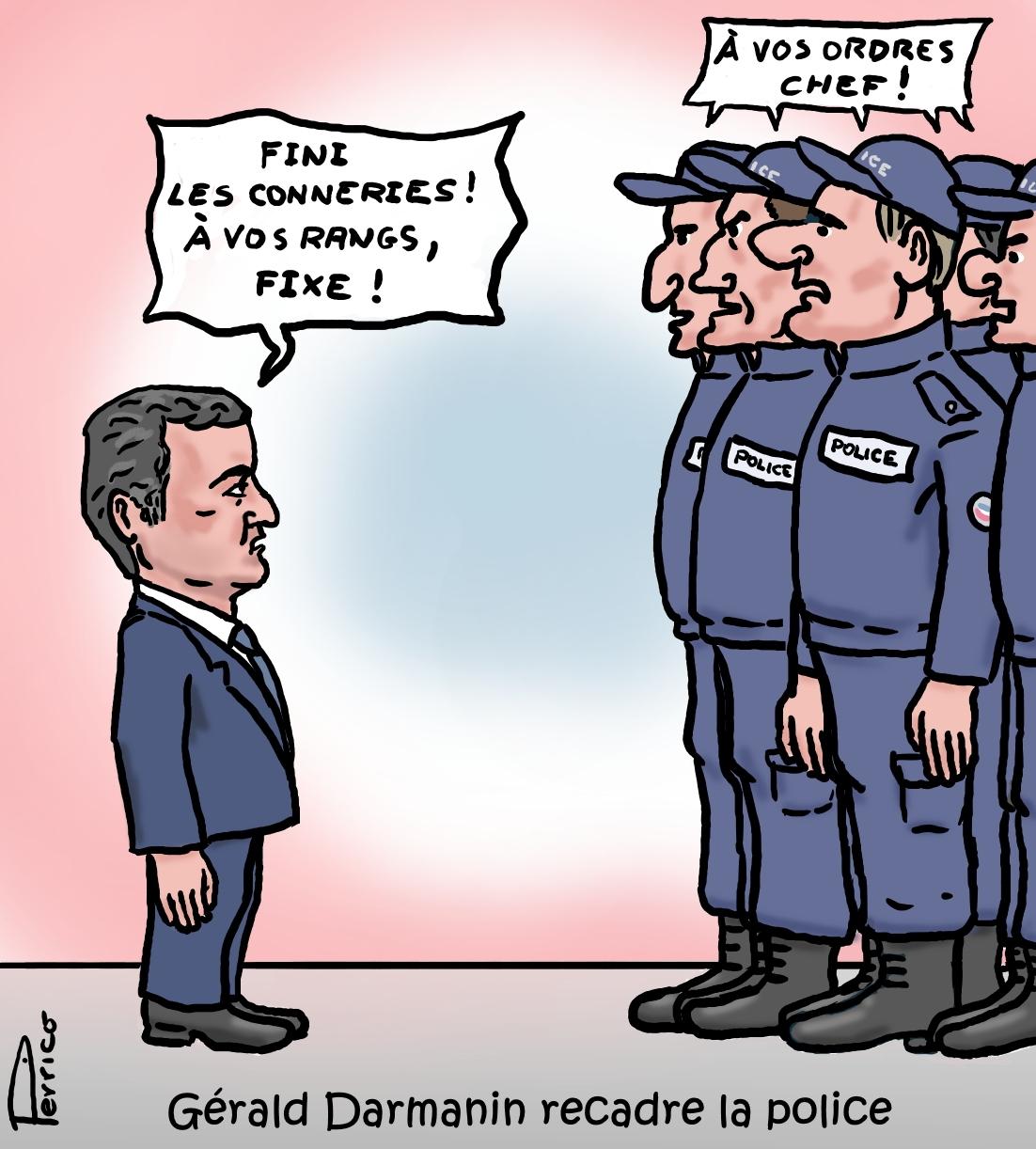 Gérald Darmanin recadre la police