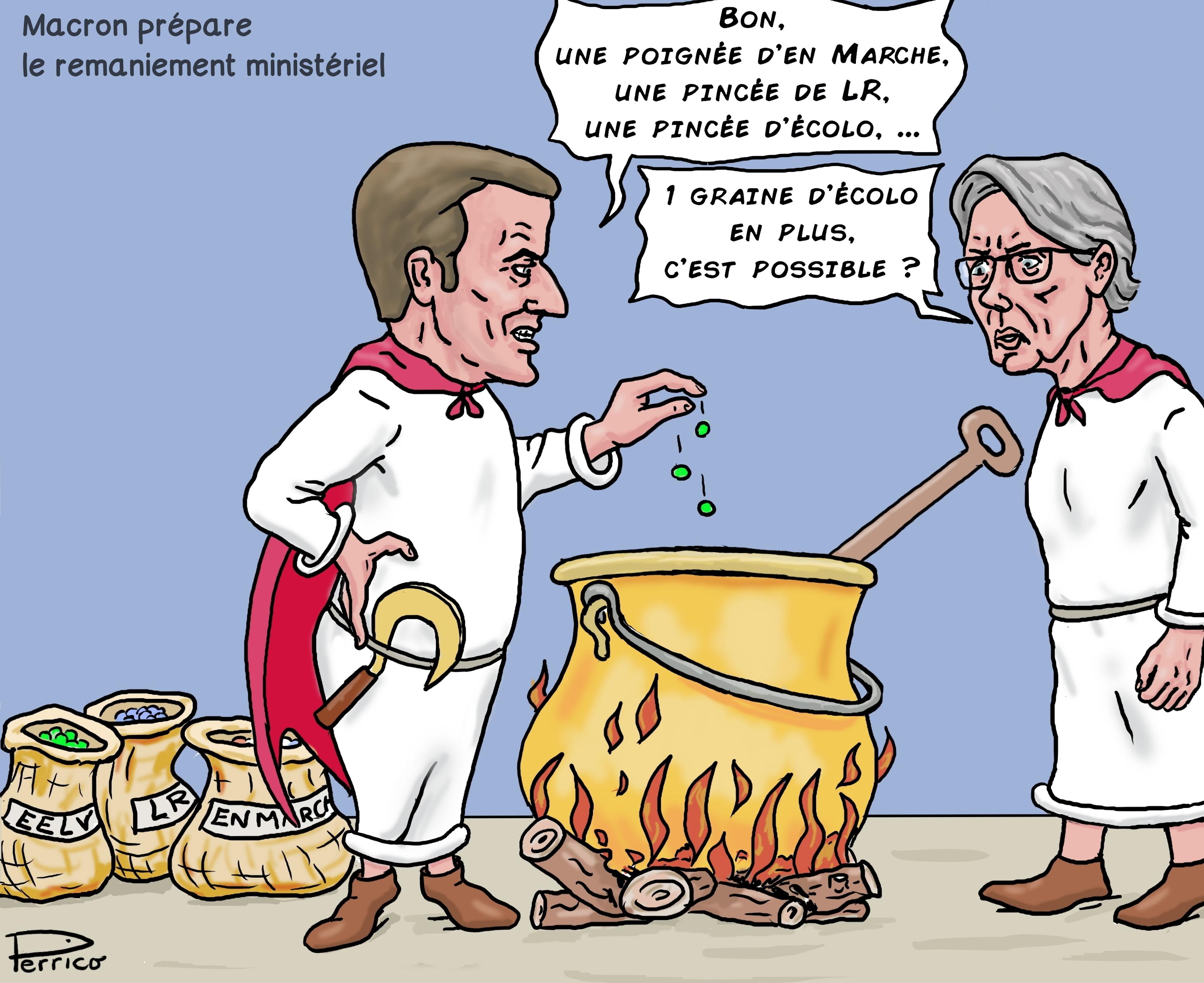 Macron prépare le remaniement ministériel