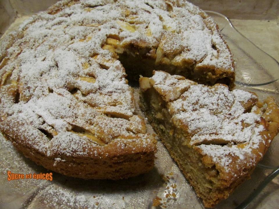 Gâteau très moelleux aux pommes et aux amandes