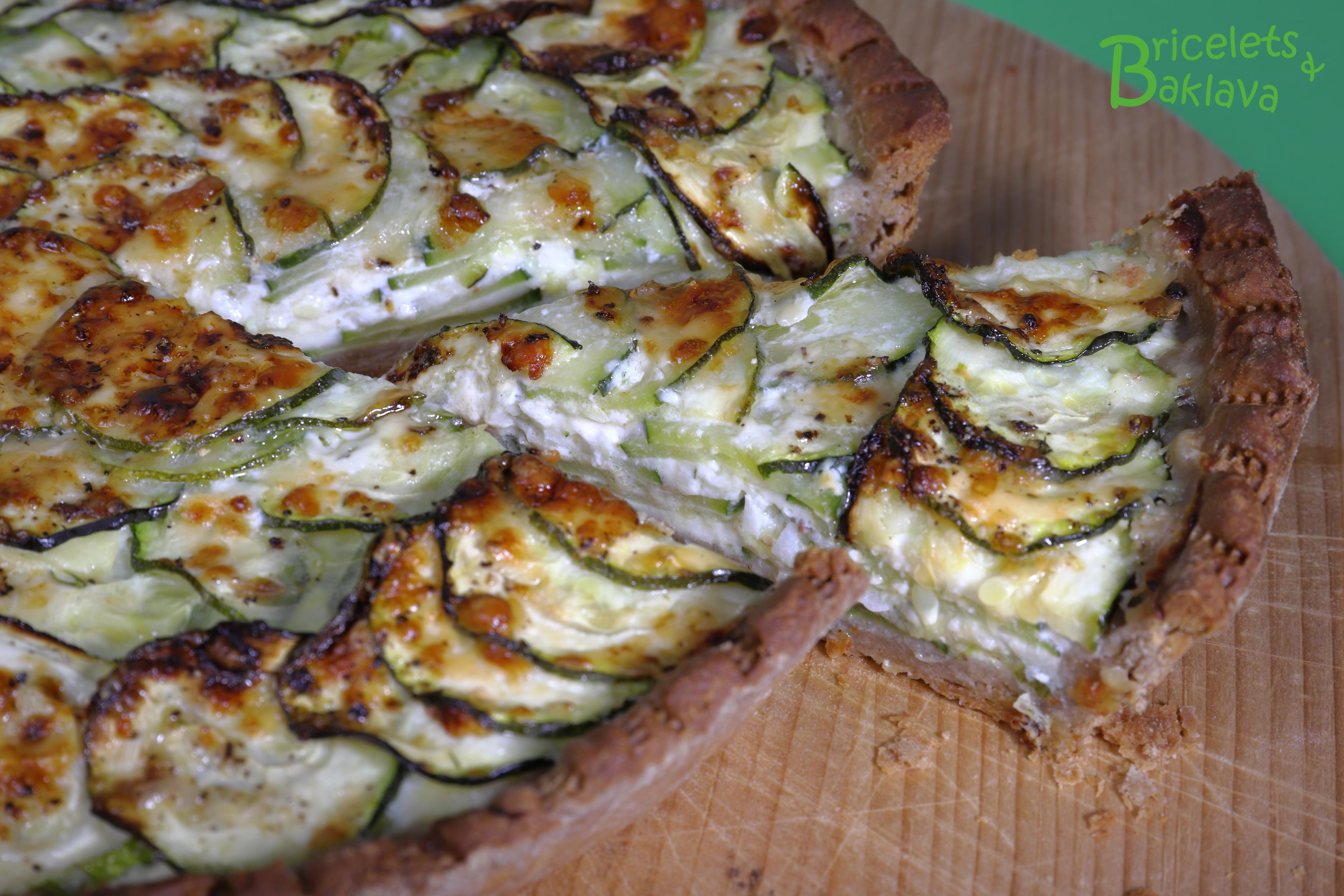 Tarte aux courgettes, vaudoise et toute simple
