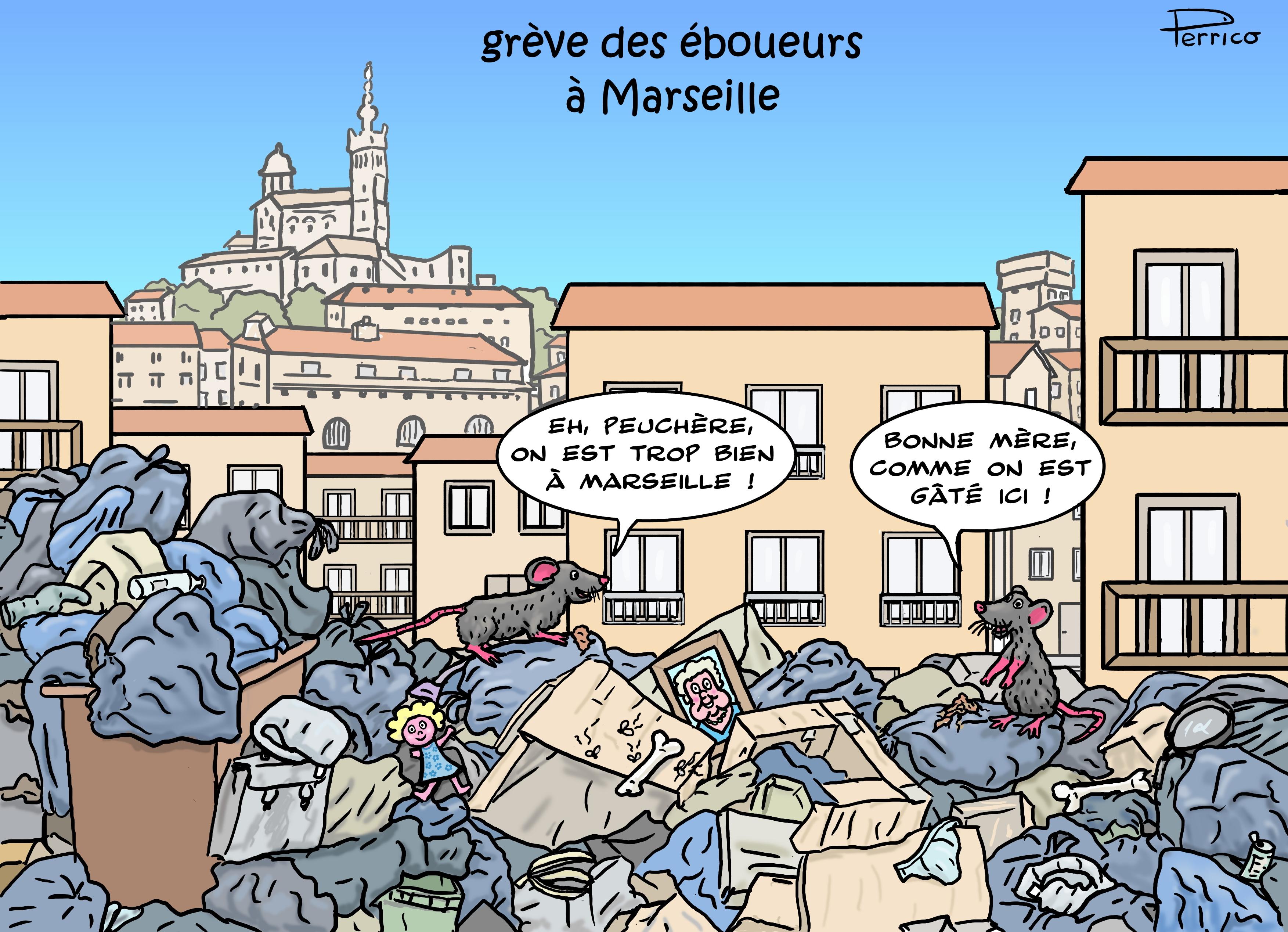 Marseille sous les ordures