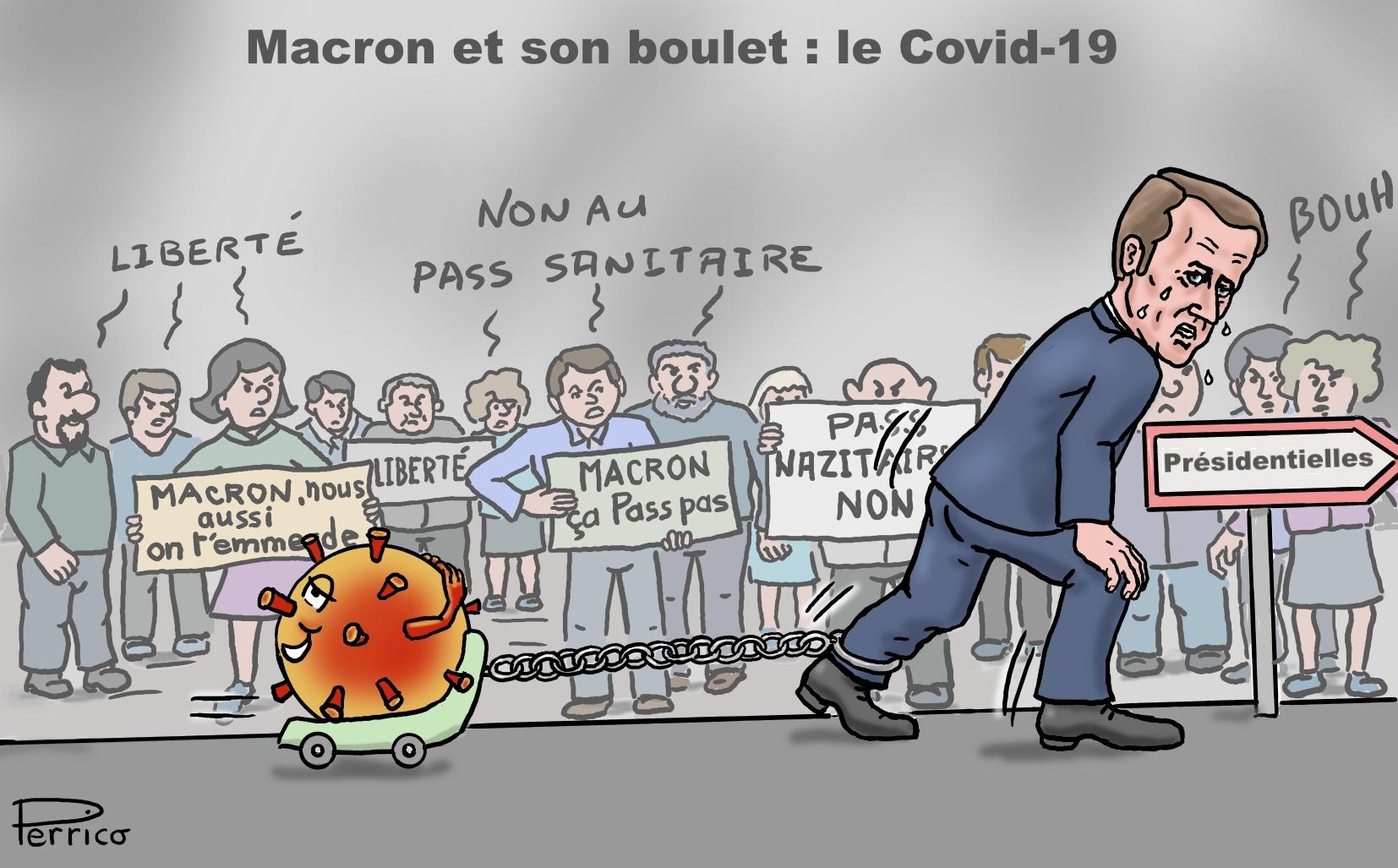 le Covid-19 : un boulet à tirer pour Macron
