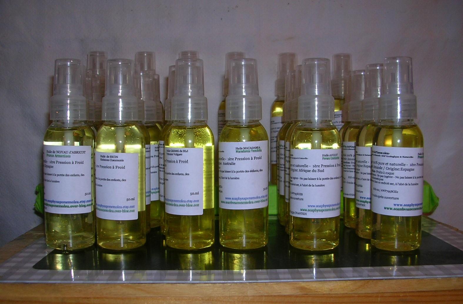 Les HUILES VEGETALES