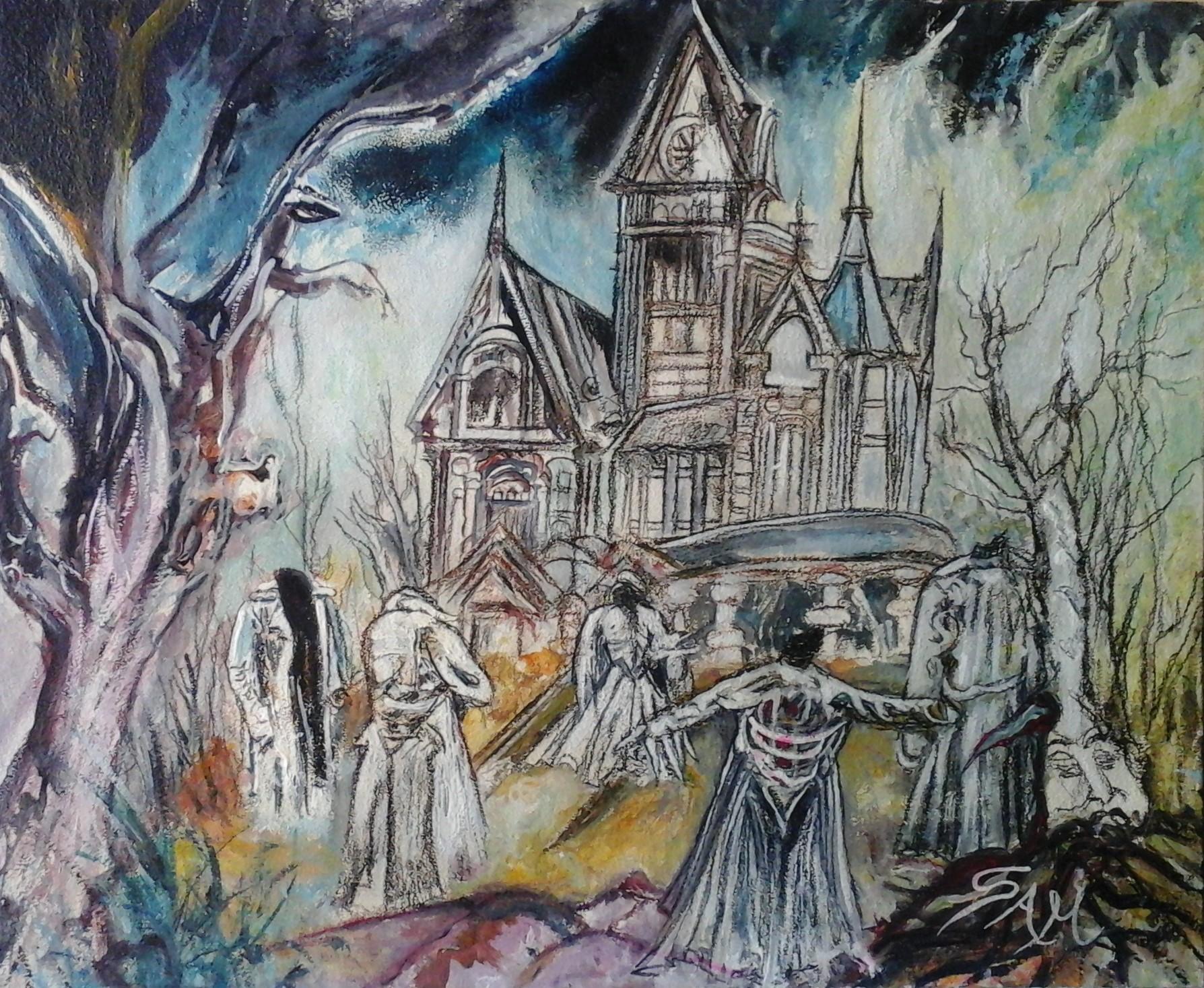 COLLECTION : PAINTINGS : GOTHIC - DARKNESS - STRANGE GHOSTS LIGHT THE BEYOND