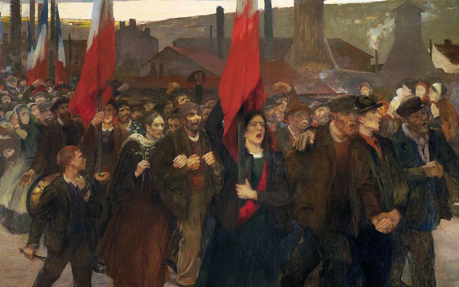 © Jules Adler, La Grève au Creusot, 1899