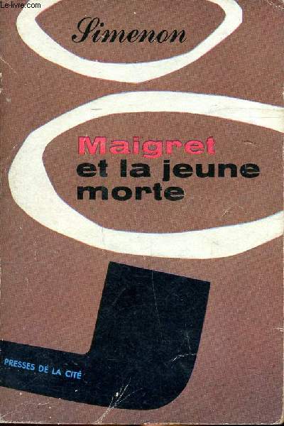 Couverture originale de Maigret et la jeune morte