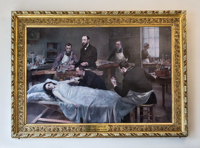 © Jules Adler, La Transfusion au sang de chèvre, 1892